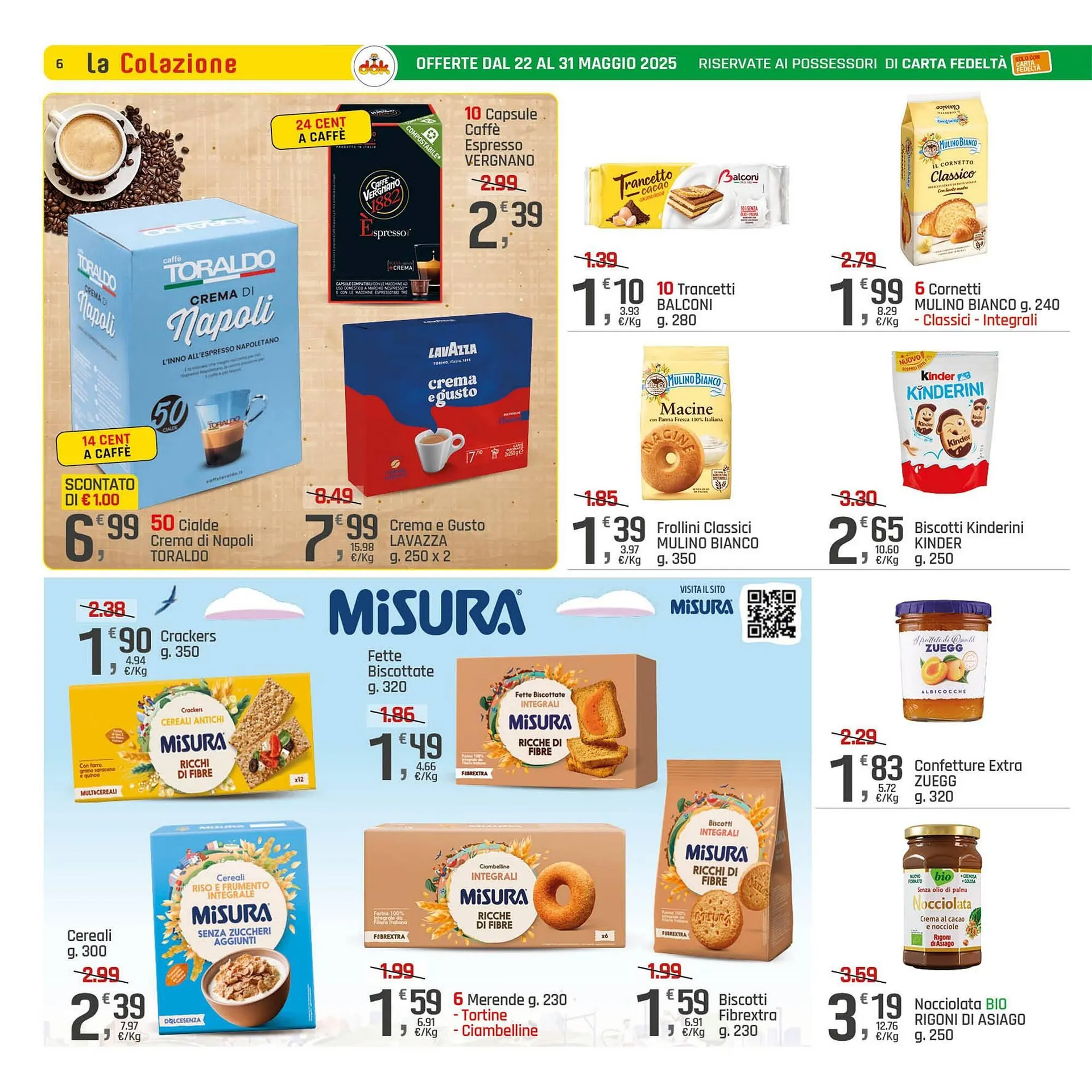 Volantino Supermercati Dok da 22 maggio a 31 maggio di 2025 - Pagina del volantino 6