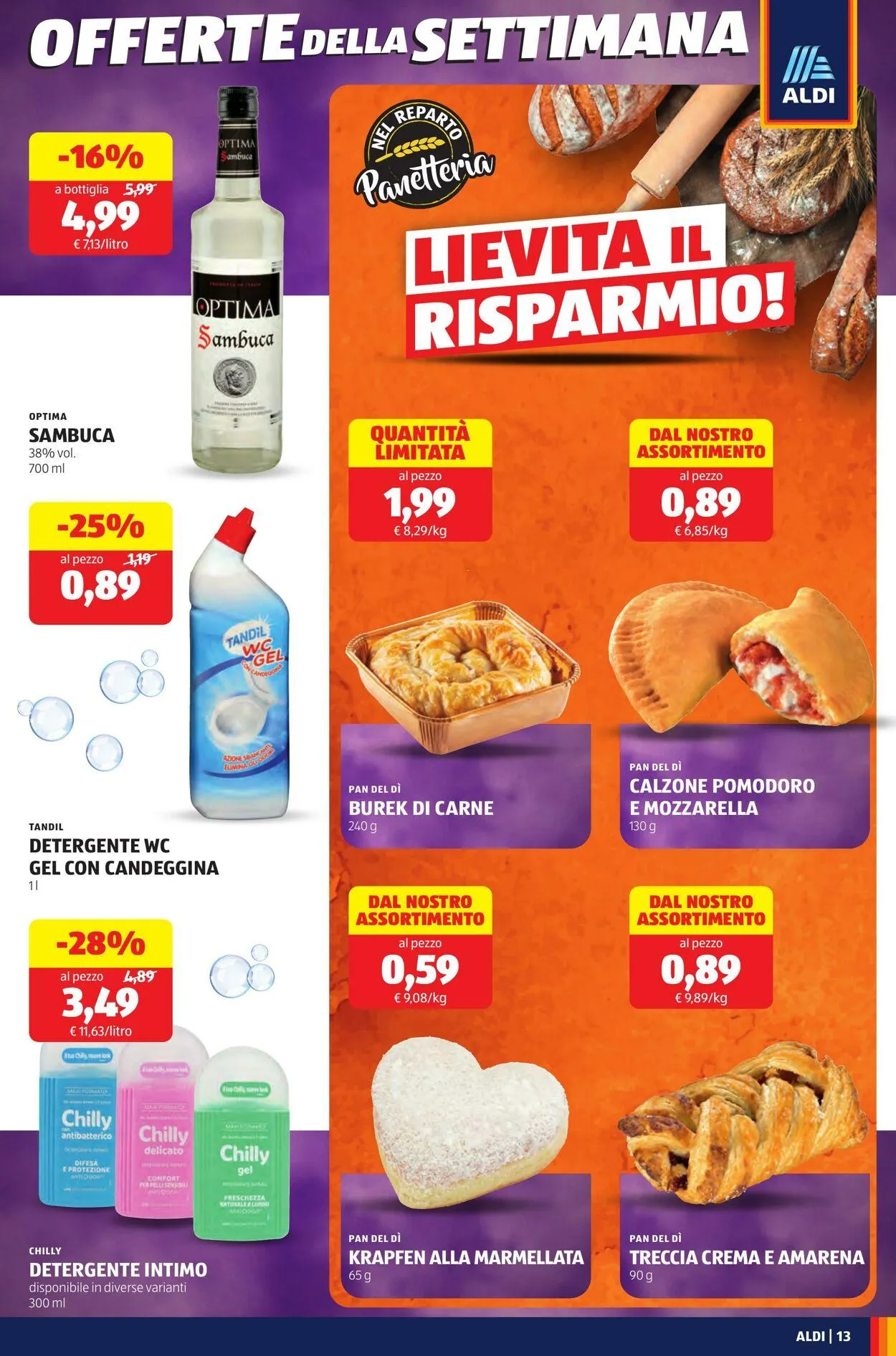 Aldi Volantino attuale da 13 ottobre a 19 ottobre di 2025 - Pagina del volantino 13