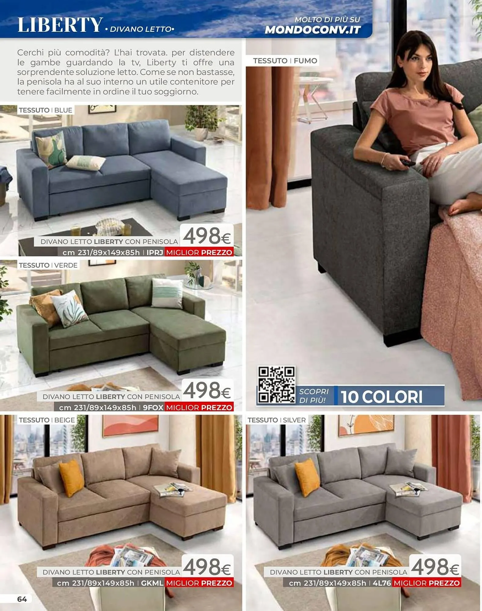 Volantino Mondo Convenienza da 1 luglio a 22 settembre di 2025 - Pagina del volantino 66