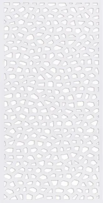 Traliccio fisso MOSAIC in polipropilene, bianco, L 100 X H 200 cm, 5 mm