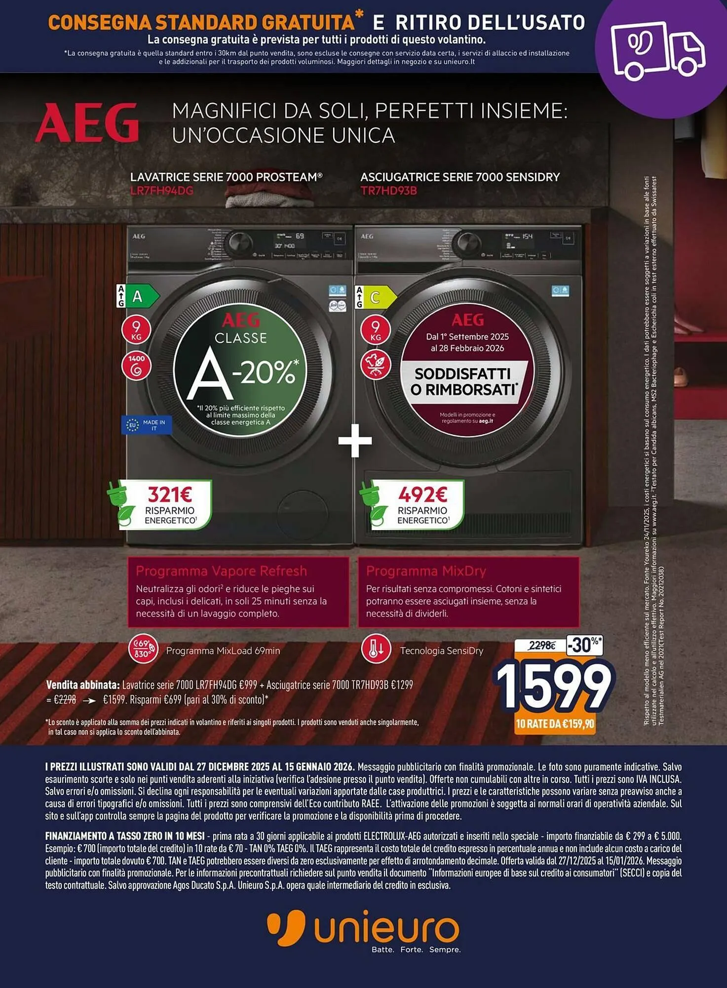 Volantino Unieuro da 27 dicembre a 15 gennaio di 2026 - Pagina del volantino 8