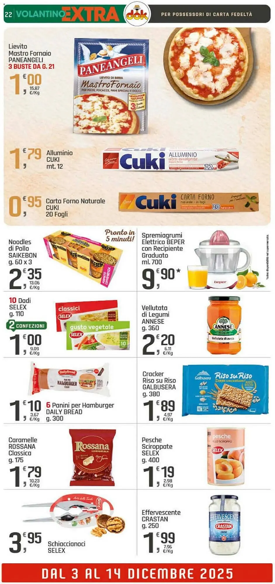 Volantino Supermercati Dok da 3 dicembre a 14 dicembre di 2025 - Pagina del volantino 22