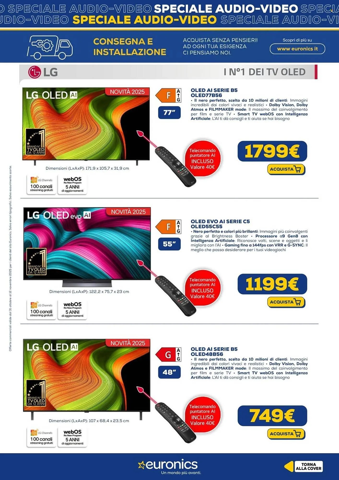 Volantino Euronics da 31 ottobre a 12 novembre di 2025 - Pagina del volantino 9