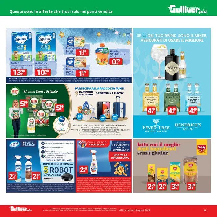 Promo show da 9 agosto a 19 agosto di 2024 - Pagina del volantino 37