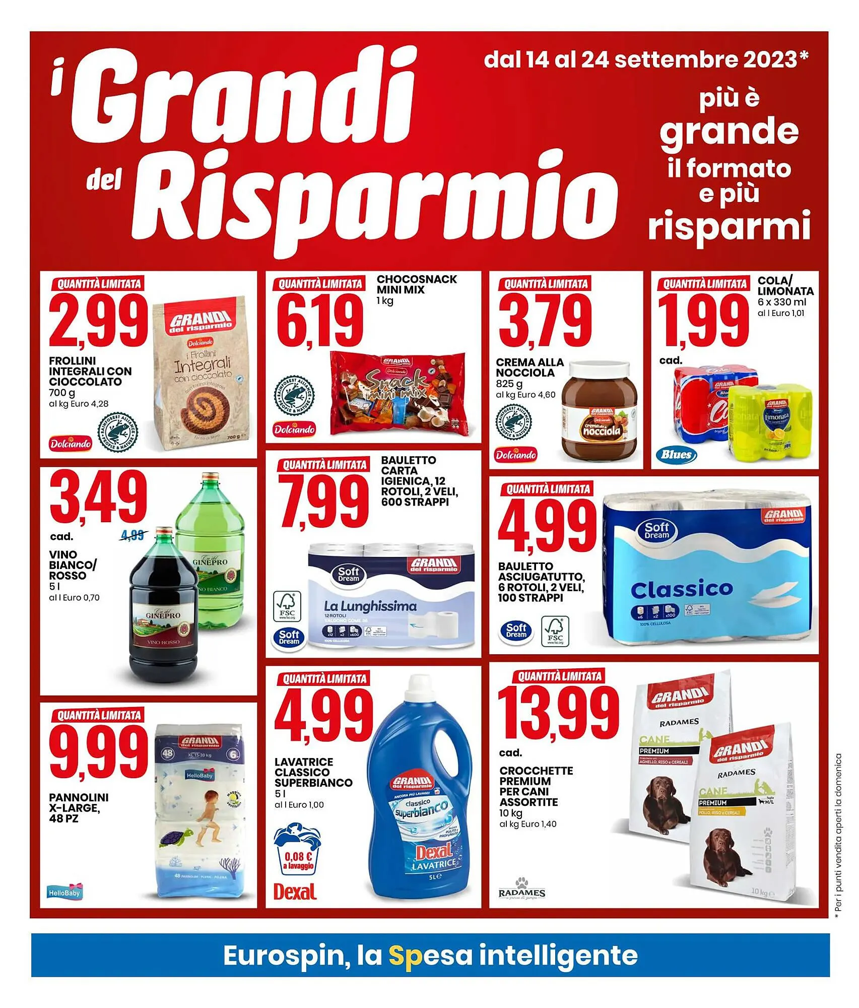Volantino Eurospin da 14 settembre a 24 settembre di 2023 - Pagina del volantino 4