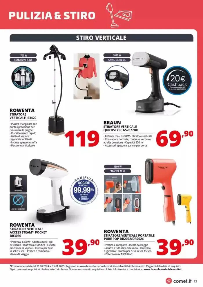 Speciale Stiro e Pulizia! da 27 novembre a 2 dicembre di 2024 - Pagina del volantino 23