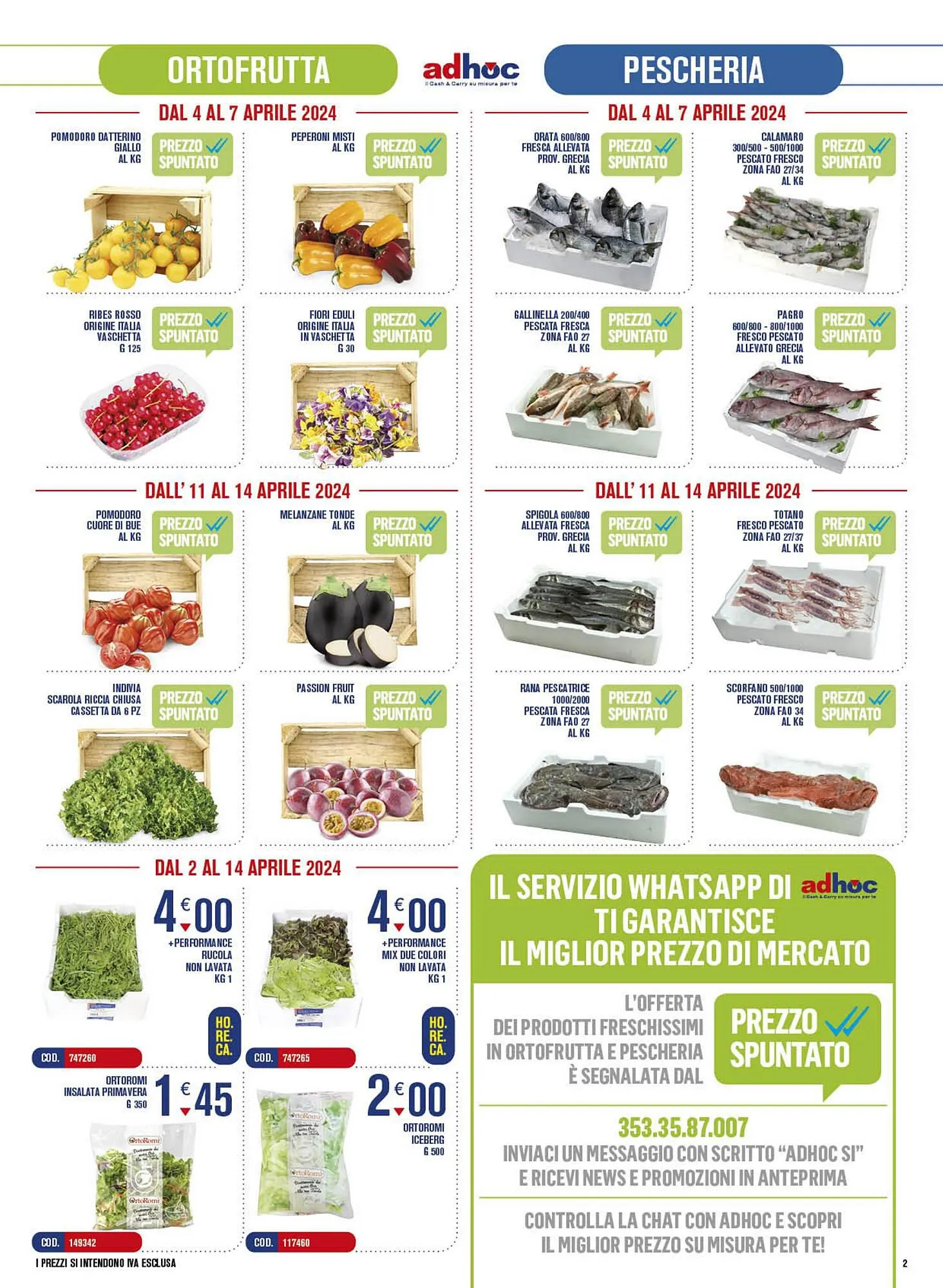 Volantino Adhoc da 2 aprile a 14 aprile di 2024 - Pagina del volantino 2