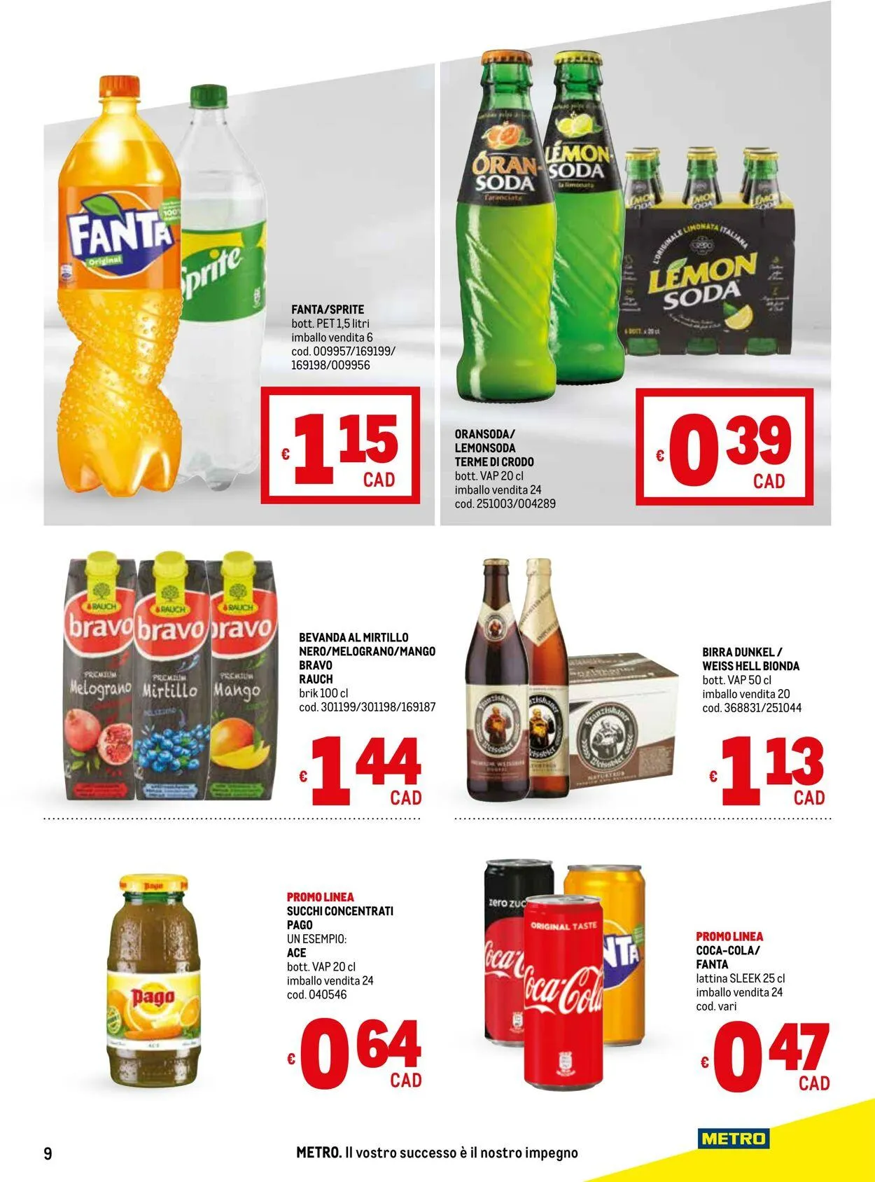 Metro Volantino attuale da 17 dicembre a 31 dicembre di 2025 - Pagina del volantino 9
