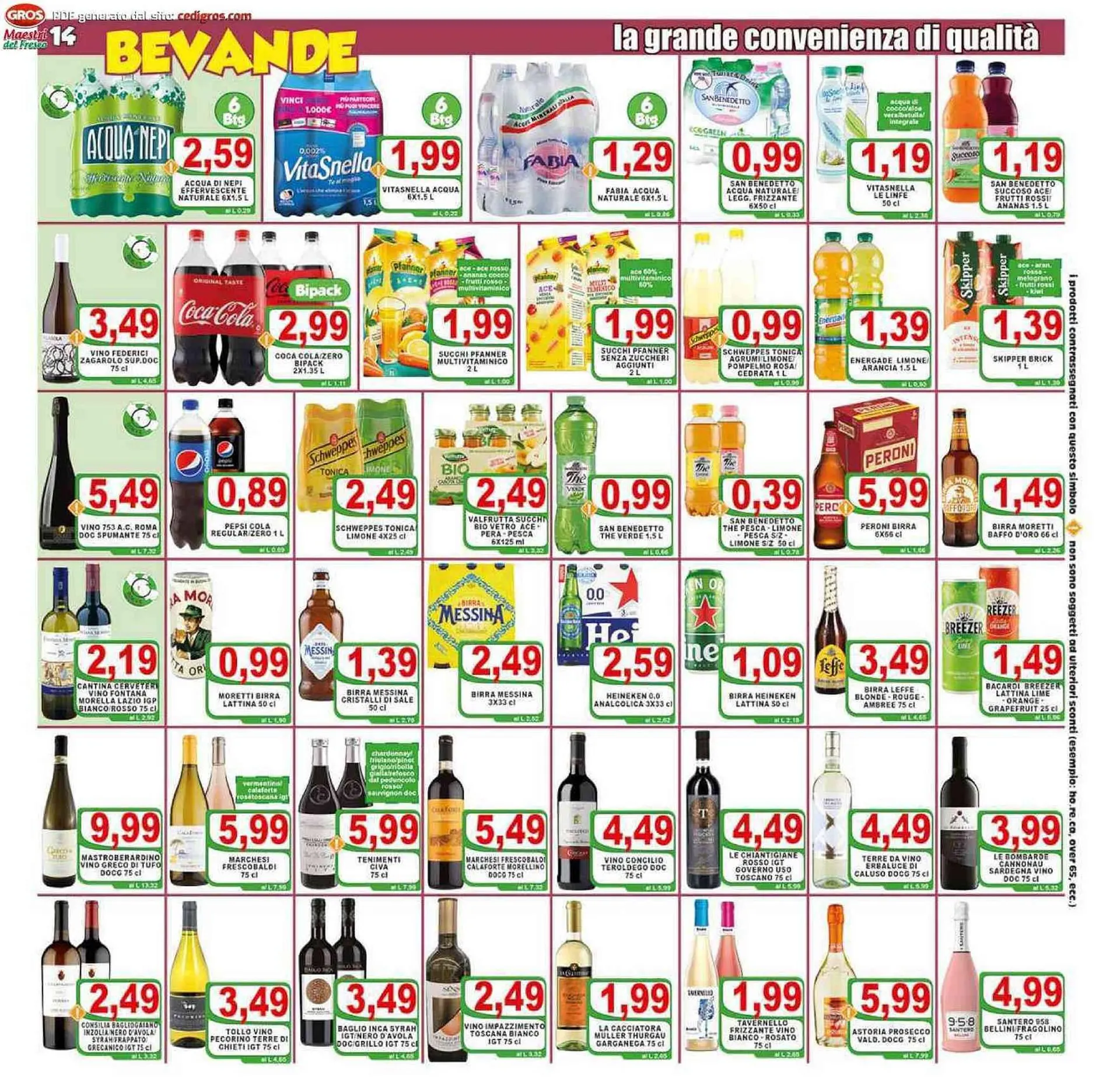 Volantino Top Supermercati da 23 agosto a 31 agosto di 2023 - Pagina del volantino 14