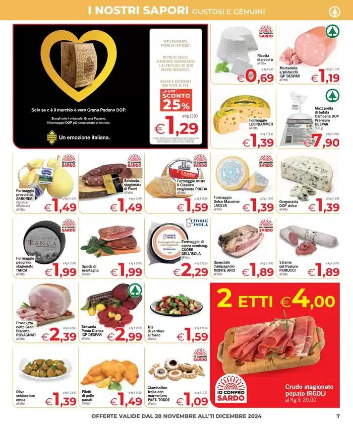 Sottocosto da 28 novembre a 9 dicembre di 2024 - Pagina del volantino 7