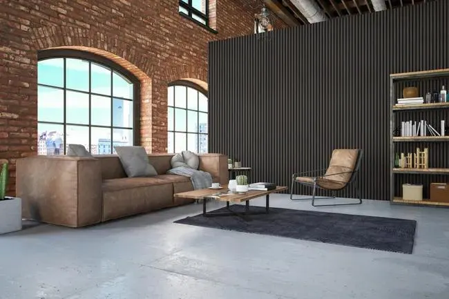 Pannello decorativo fonoassorbente Superior FIBROTECH Quercia nera L 244 x L 60 cm, Sp 22 mm