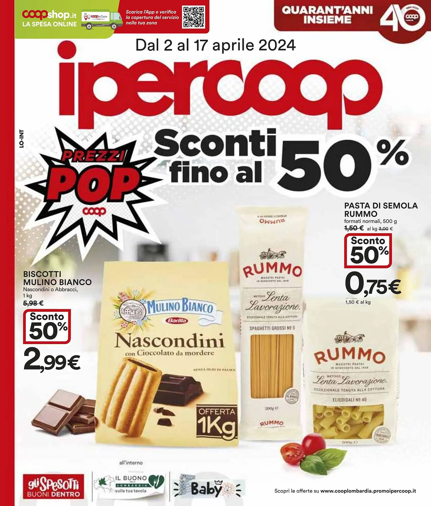 Volantino Ipercoop da 2 aprile a 17 aprile di 2024 - Pagina del volantino 1