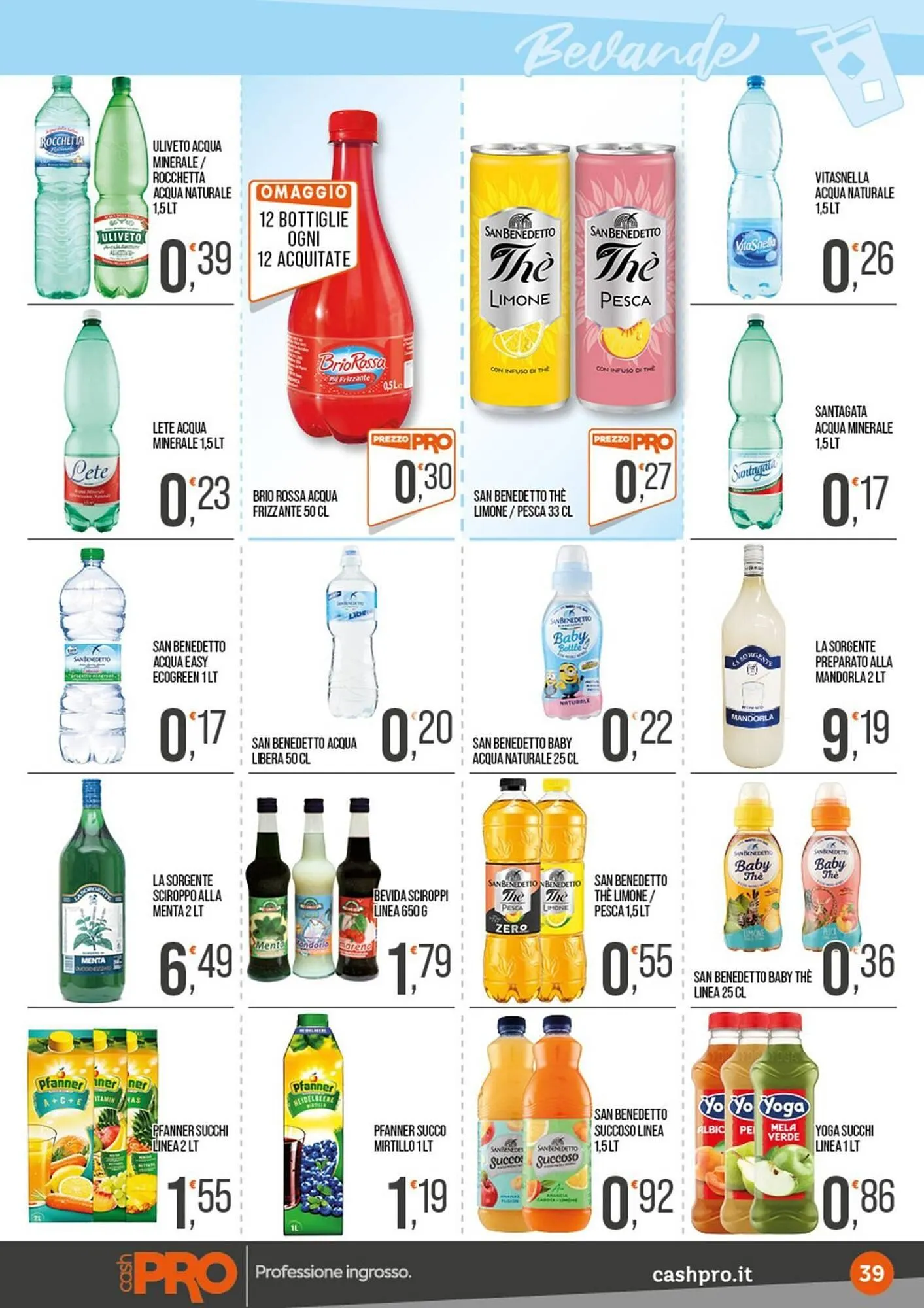 Volantino Cash pro da 9 giugno a 22 giugno di 2025 - Pagina del volantino 39
