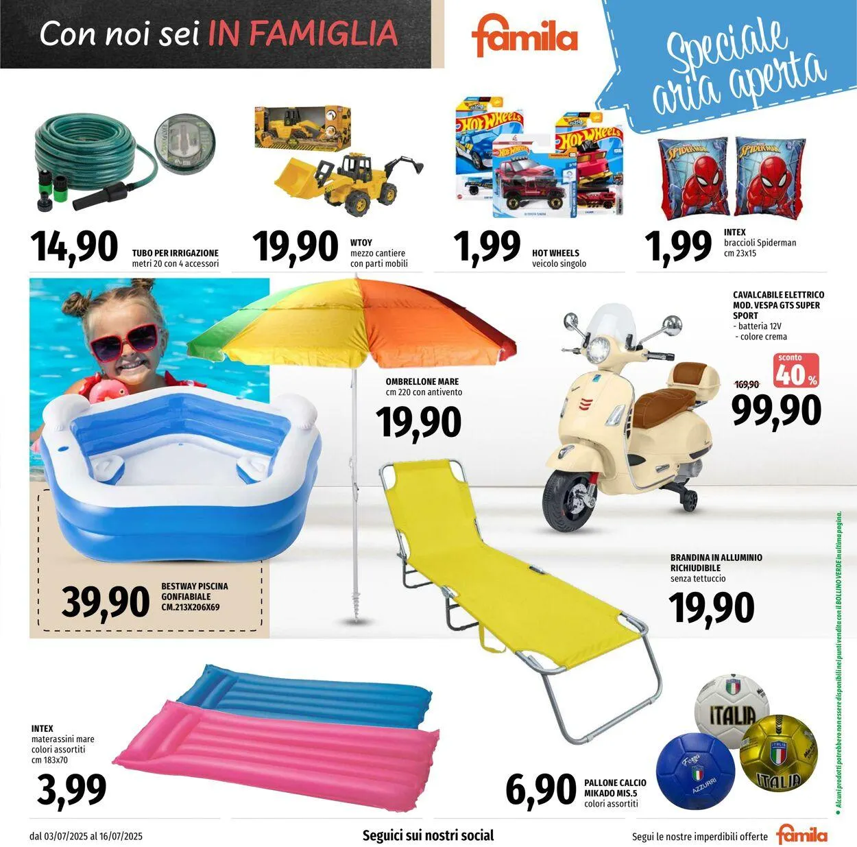 Famila Volantino attuale da 3 luglio a 16 luglio di 2025 - Pagina del volantino 23