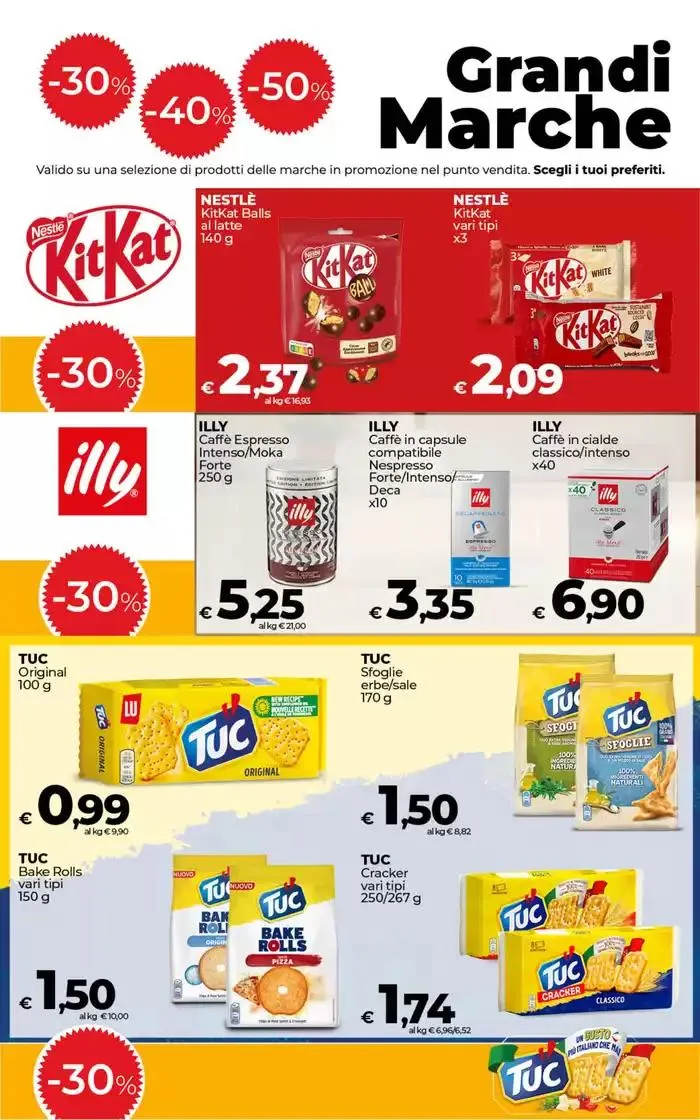 - 30% 40% 50% sulle Grandi Marche da 6 maggio a 19 maggio di 2025 - Pagina del volantino 10