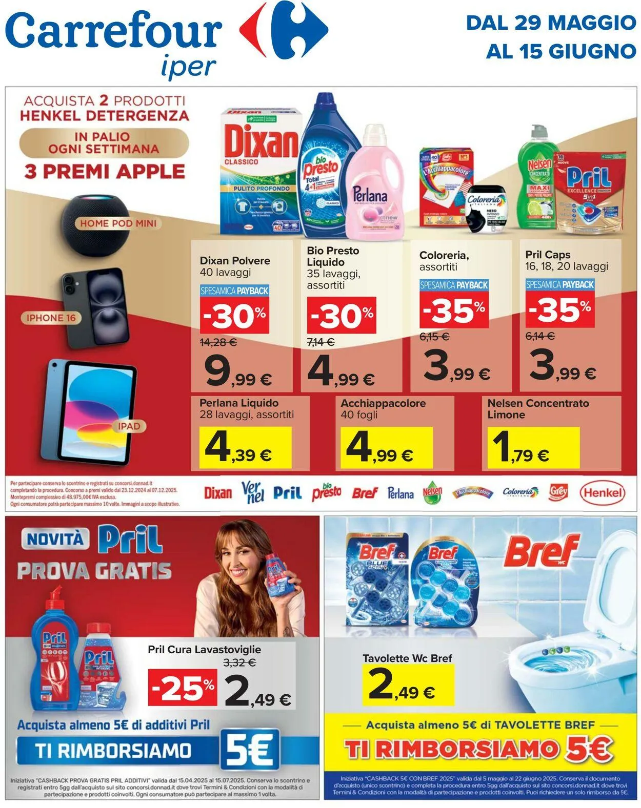 Carrefour Volantino attuale da 29 maggio a 15 giugno di 2025 - Pagina del volantino 1