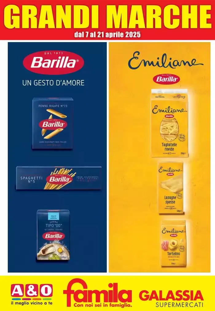 Famila Grandi da 7 aprile a 21 aprile di 2025 - Pagina del volantino 1
