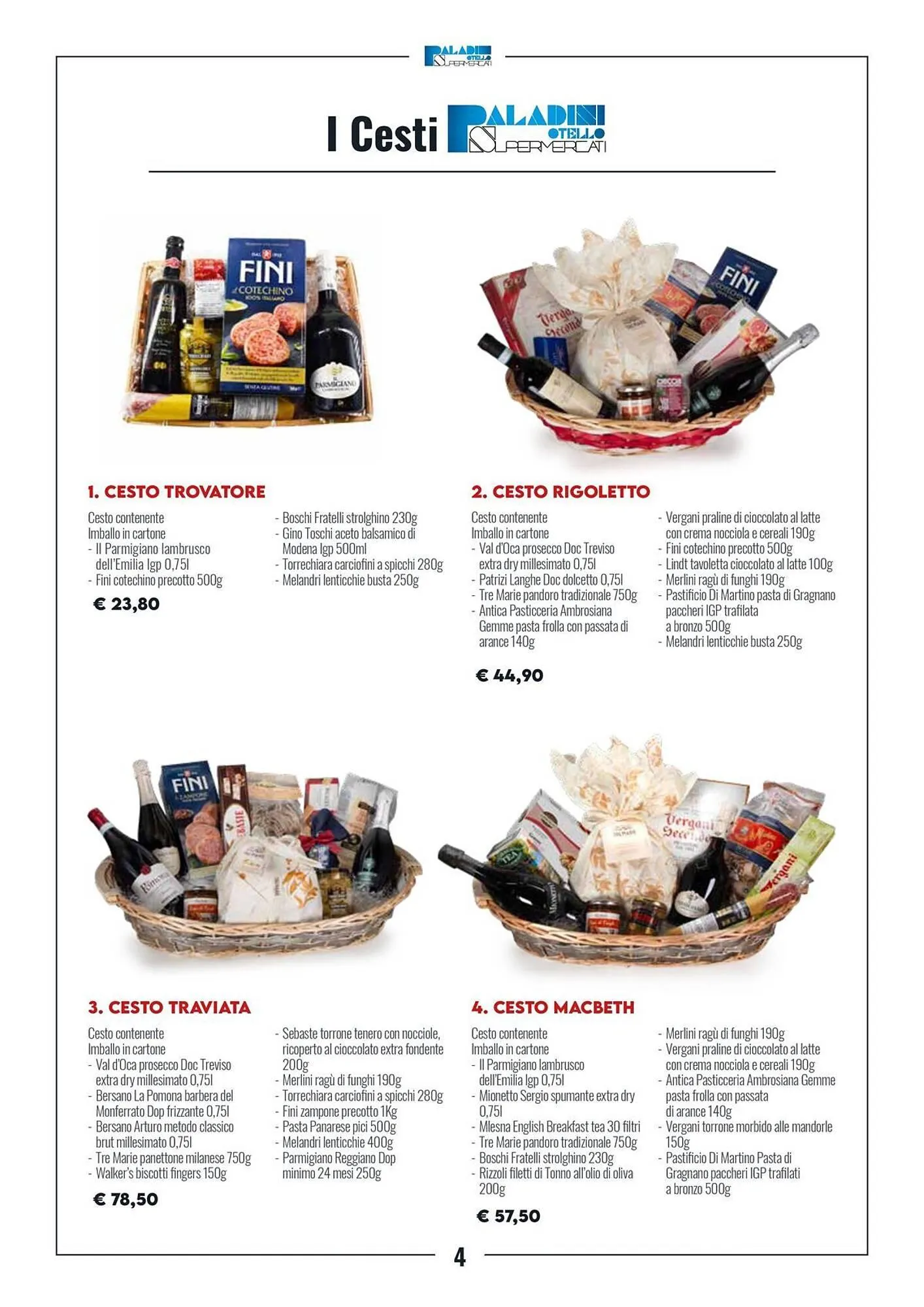 Volantino Paladini Otello Supermercato da 1 dicembre a 31 dicembre di 2025 - Pagina del volantino 4