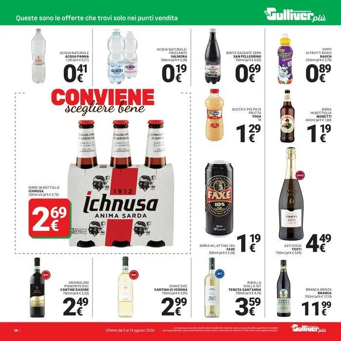 Promo show da 9 agosto a 19 agosto di 2024 - Pagina del volantino 28