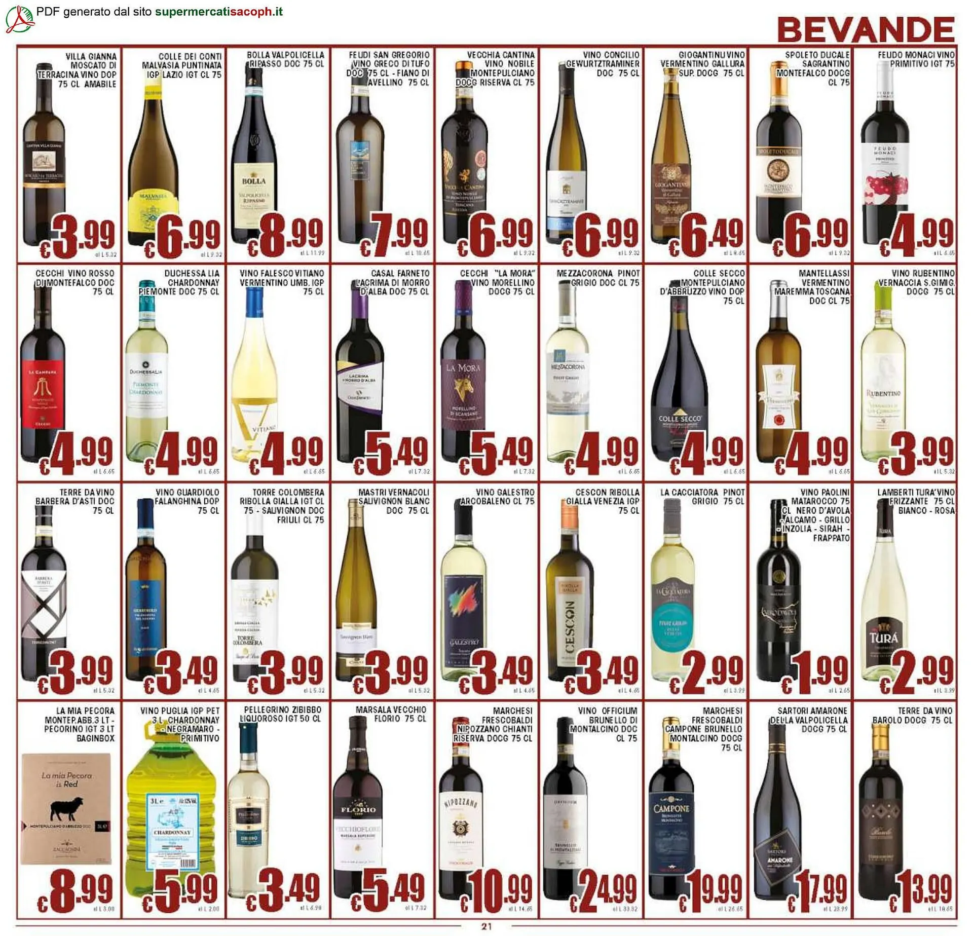 Volantino Sacoph da 17 marzo a 26 marzo di 2026 - Pagina del volantino 21