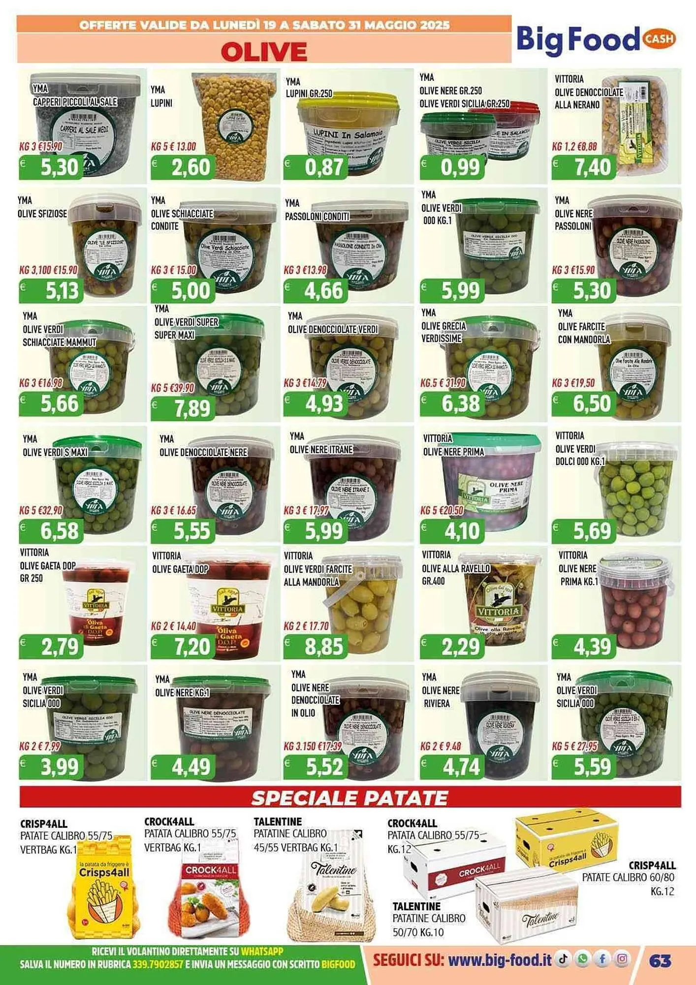 Volantino Big Food da 19 maggio a 31 maggio di 2025 - Pagina del volantino 63