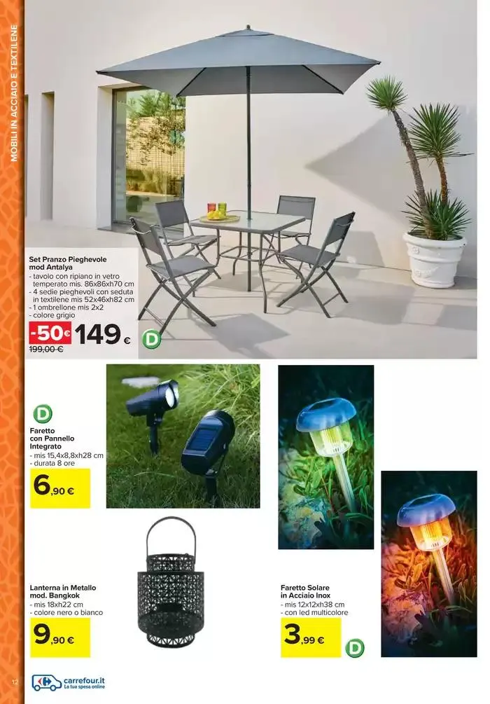 Stile e comfort all'aperto da 1 aprile a 30 aprile di 2025 - Pagina del volantino 12