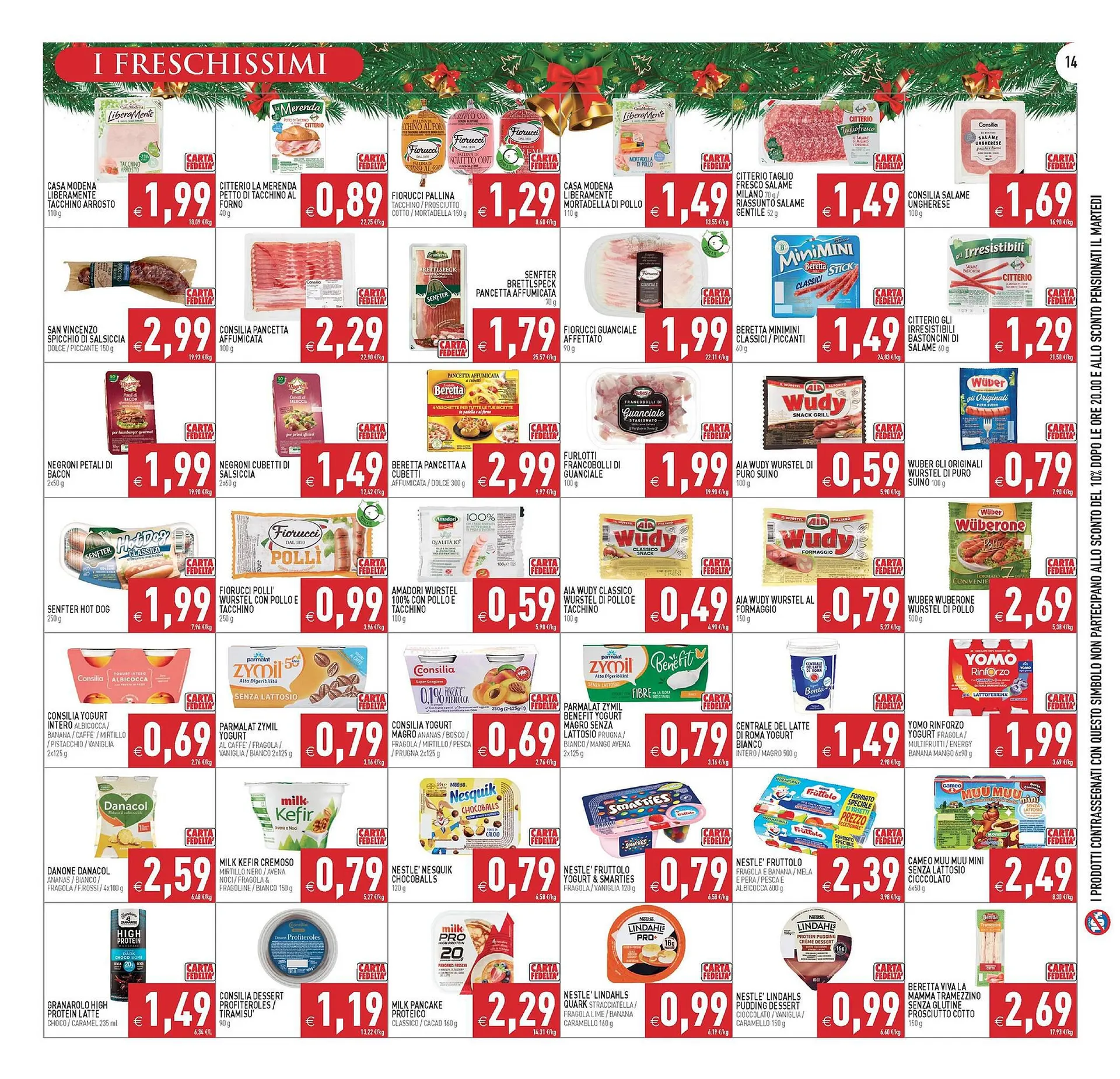 Volantino Pim Supermercati da 15 dicembre a 24 dicembre di 2023 - Pagina del volantino 14