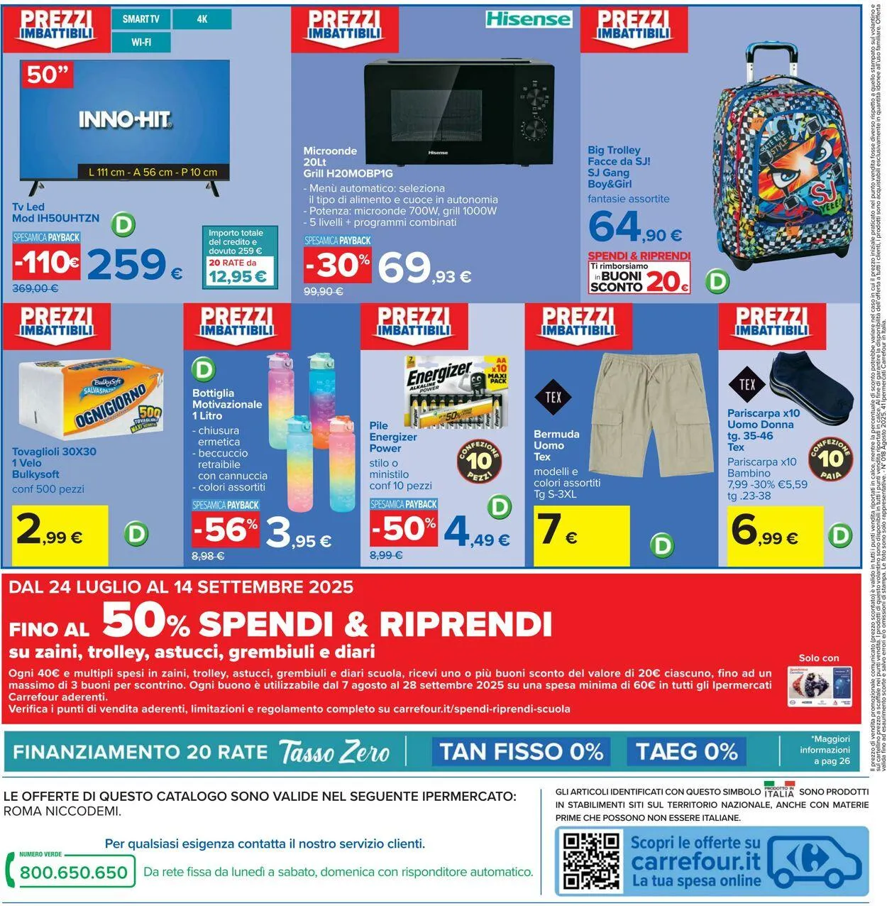 Carrefour Volantino attuale da 7 agosto a 20 agosto di 2025 - Pagina del volantino 34