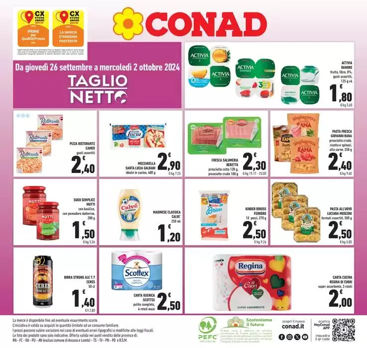 Taglio netto da 26 settembre a 2 ottobre di 2024 - Pagina del volantino 1