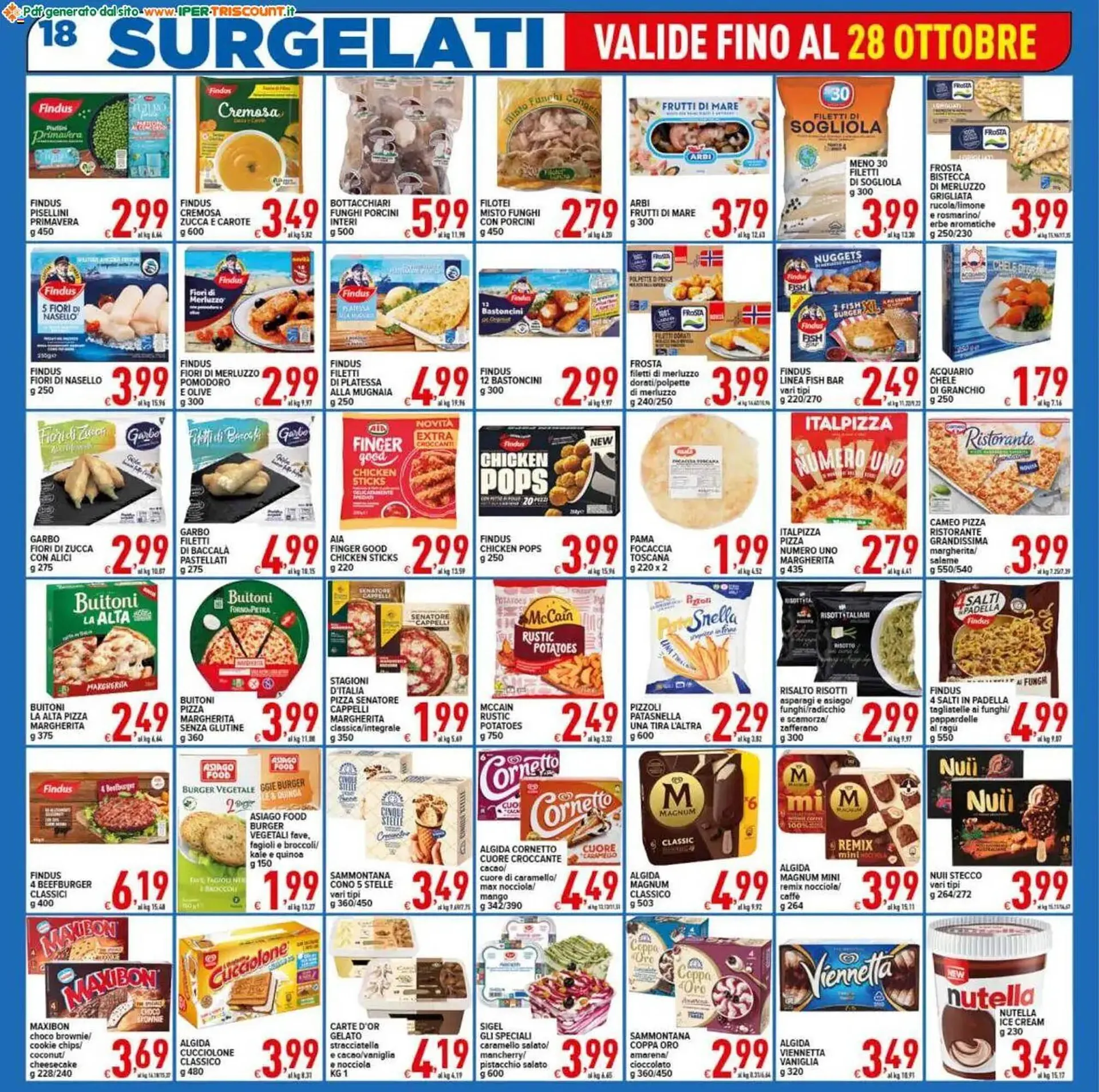 Volantino Iper Triscount da 17 ottobre a 28 ottobre di 2025 - Pagina del volantino 18