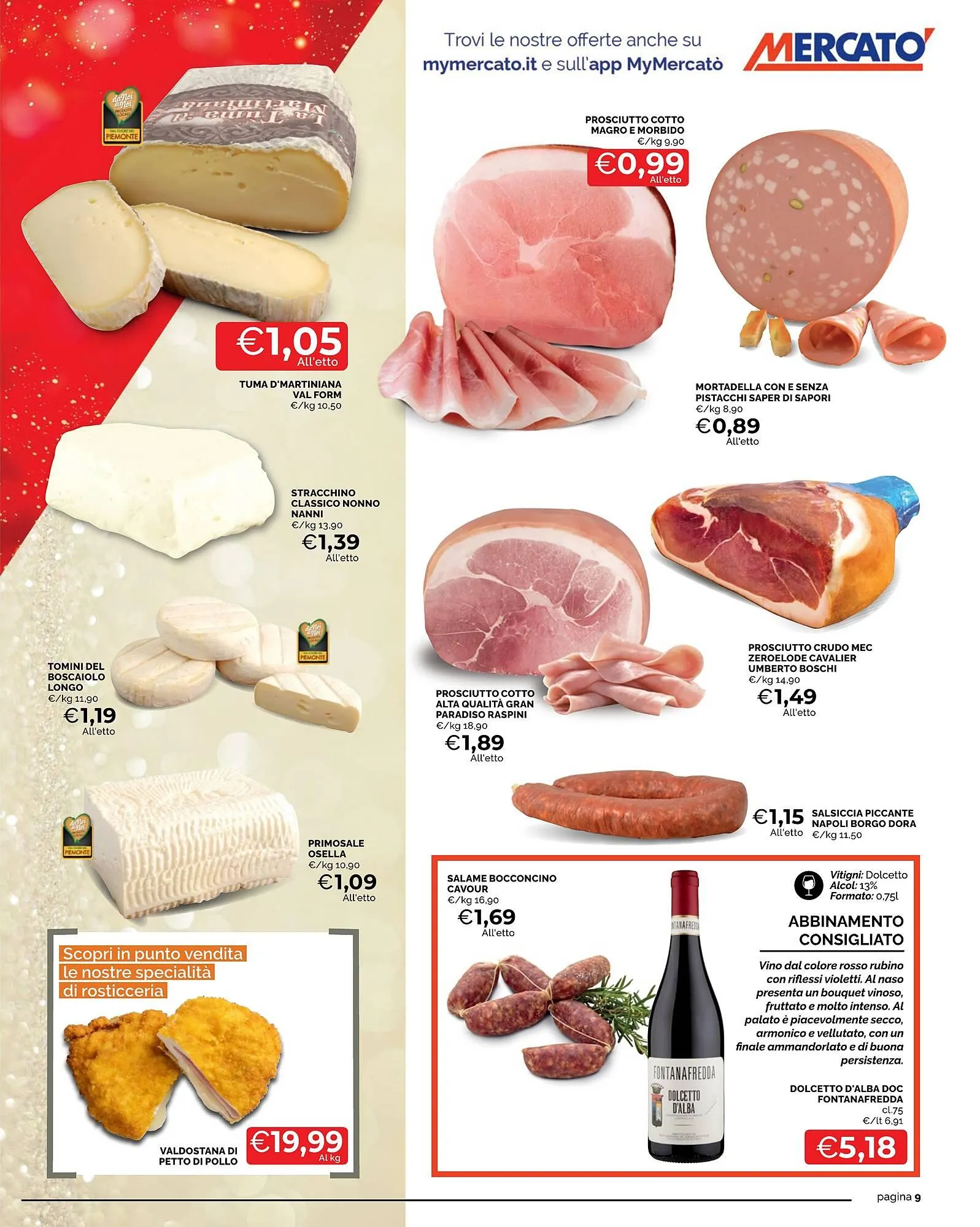 Volantino Mercatò da 4 dicembre a 14 dicembre di 2025 - Pagina del volantino 9
