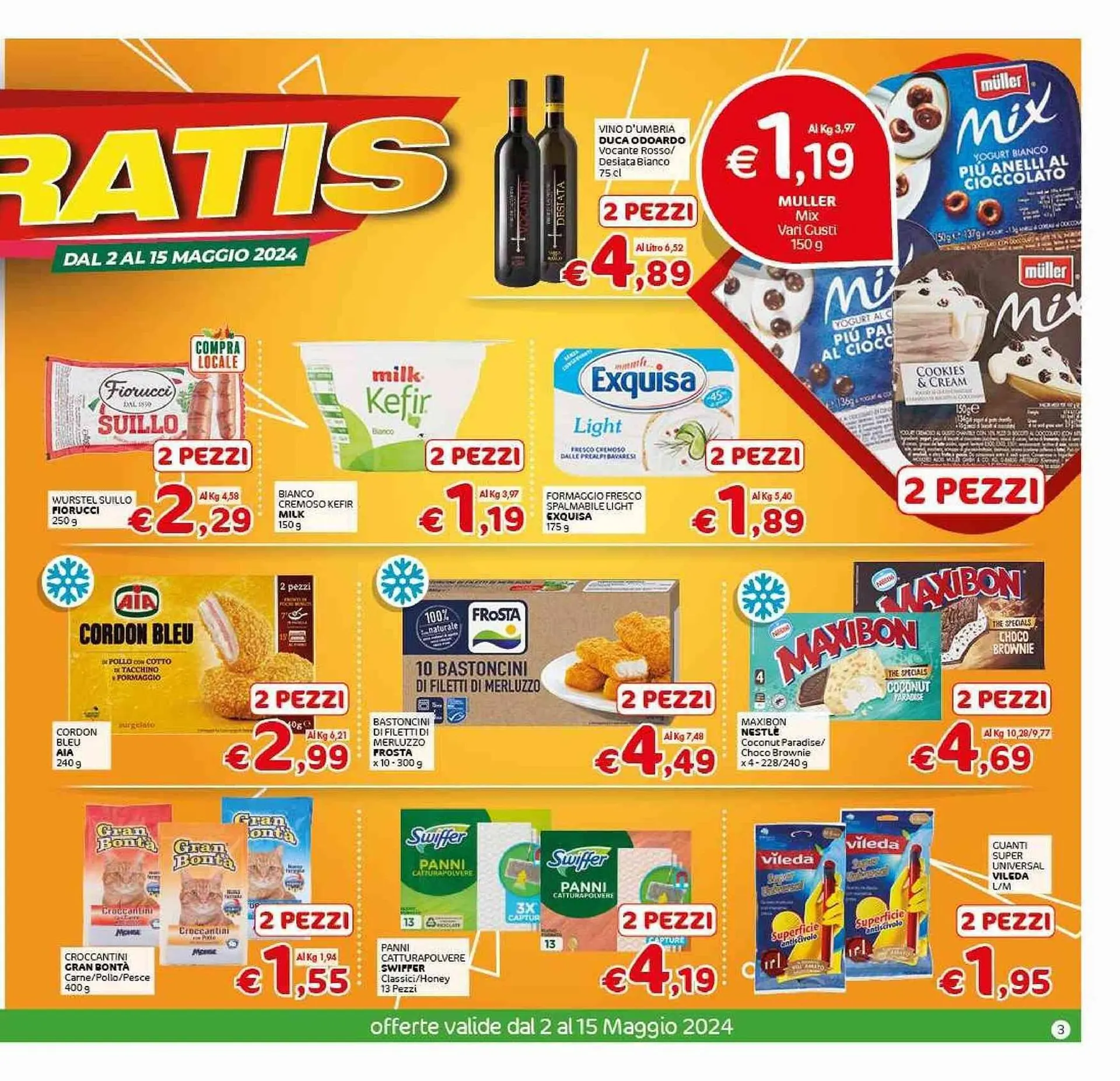 Volantino Crai Extra da 2 maggio a 15 maggio di 2024 - Pagina del volantino 3