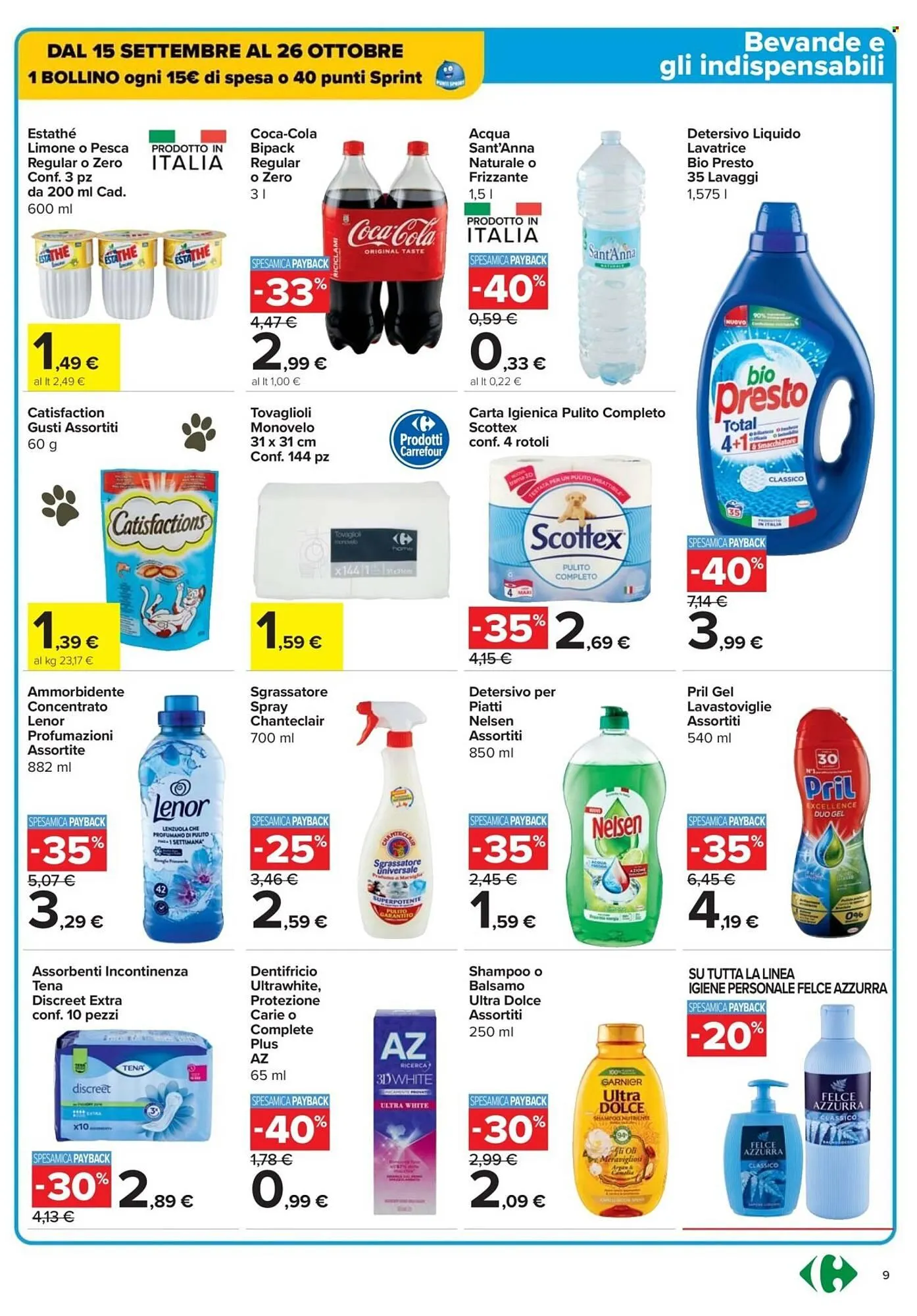 Volantino Carrefour Express da 18 settembre a 30 settembre di 2025 - Pagina del volantino 9