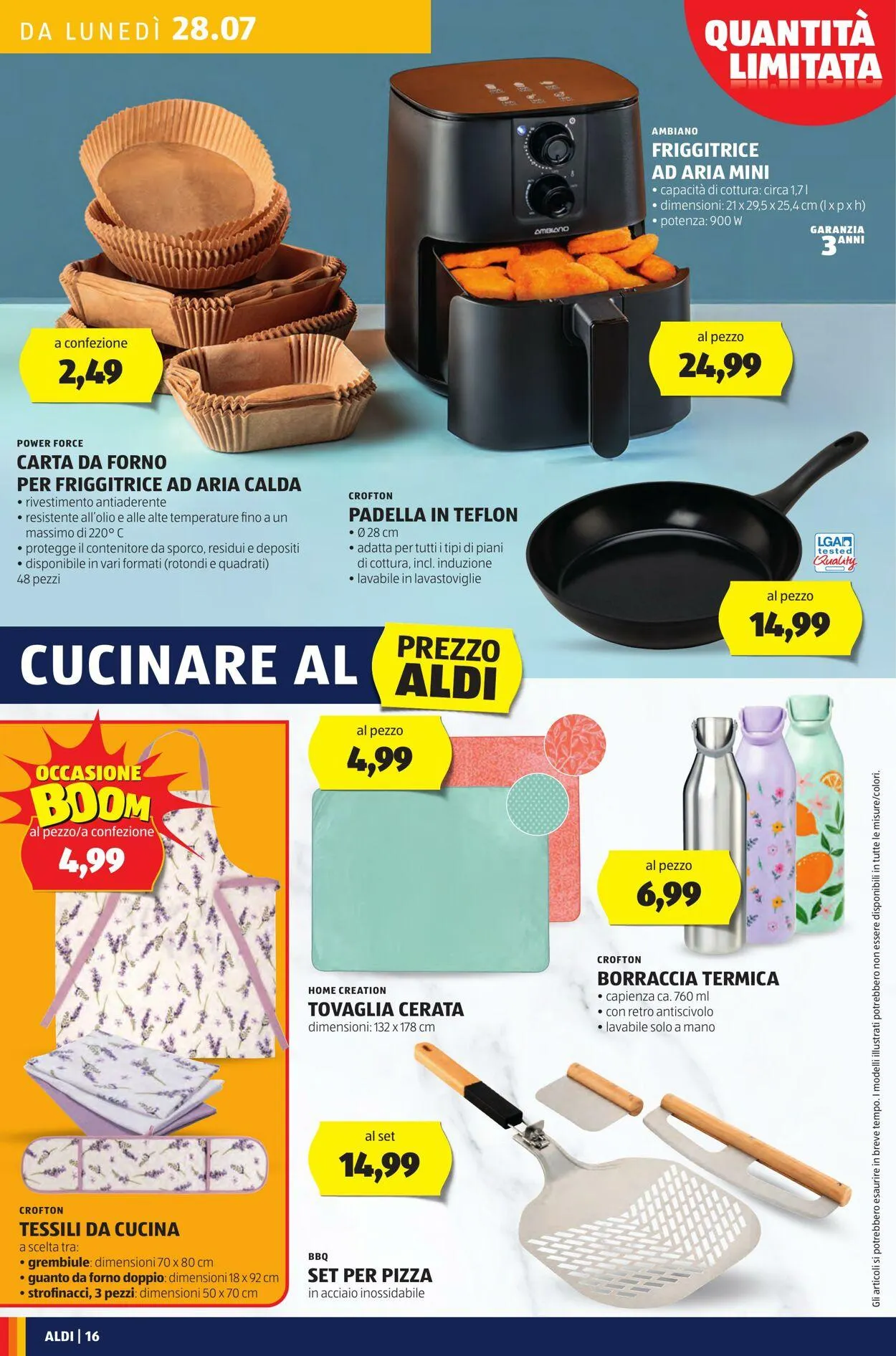 Aldi Volantino attuale da 28 luglio a 3 agosto di 2025 - Pagina del volantino 16