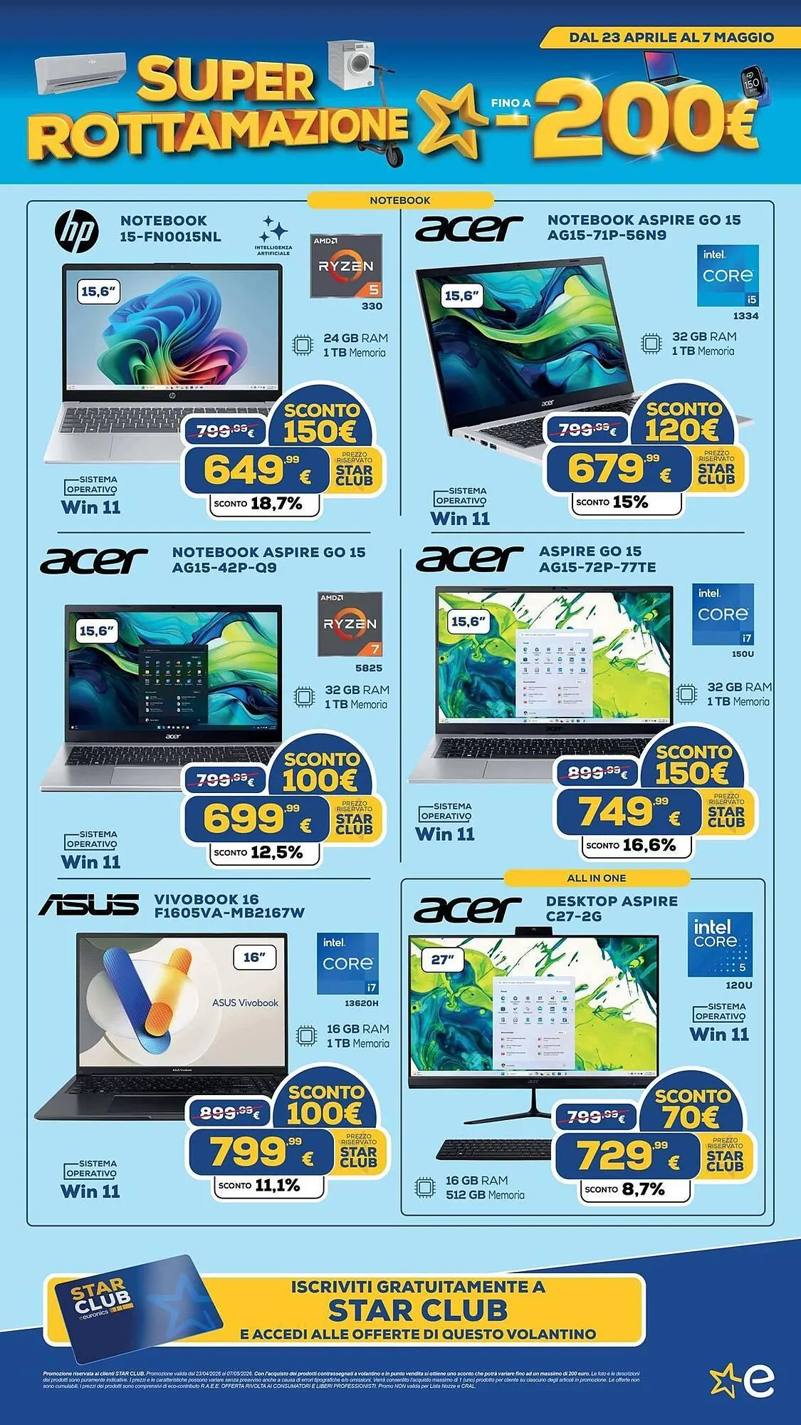 Volantino Euronics da 24 aprile a 7 maggio di 2026 - Pagina del volantino 14
