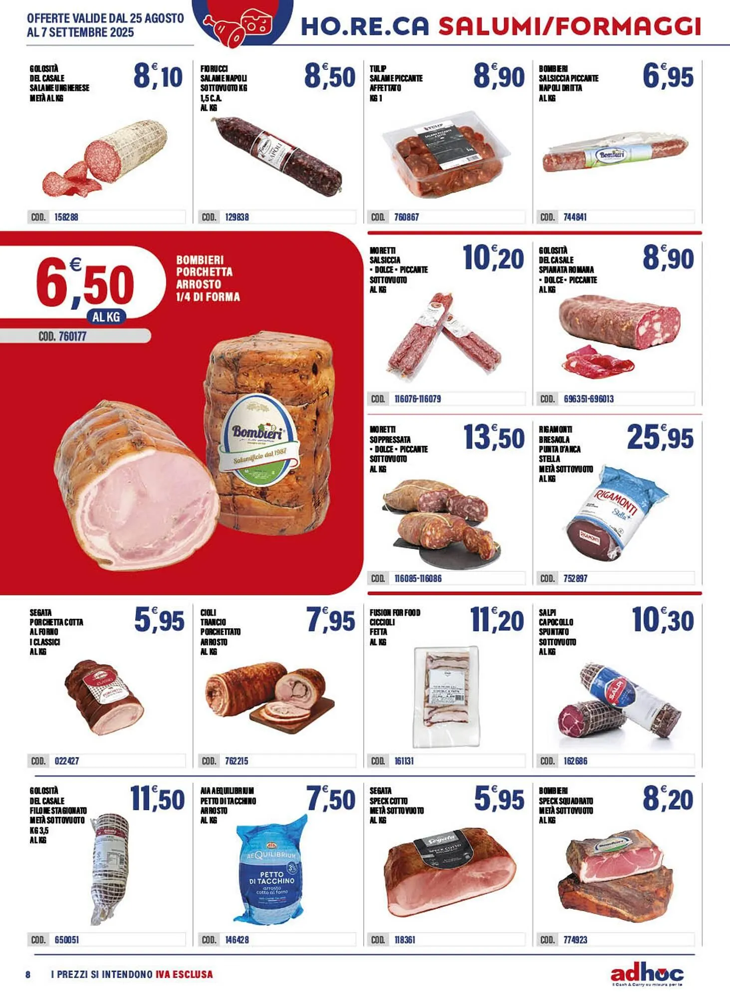Volantino Adhoc da 25 agosto a 7 settembre di 2025 - Pagina del volantino 8