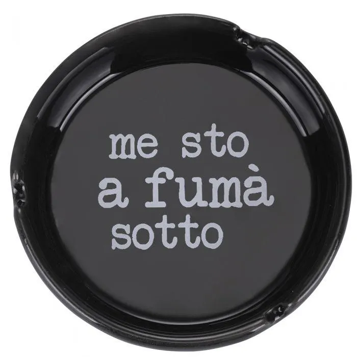 Posacenere in ceramica, S.P.Q.eRe