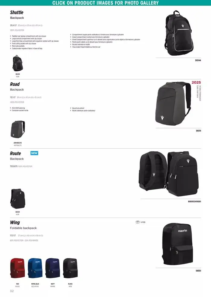 Catalogue 2025 da 17 febbraio a 31 dicembre di 2025 - Pagina del volantino 32