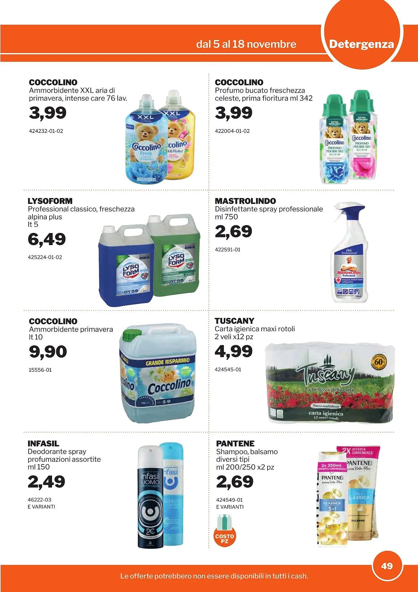 Volantino GrosMarket da 5 novembre a 18 novembre di 2025 - Pagina del volantino 49