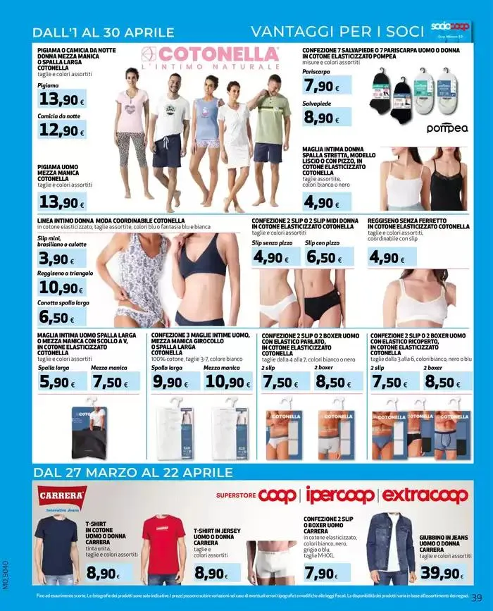 -25% su prodotti della linea da 27 marzo a 9 aprile di 2025 - Pagina del volantino 39