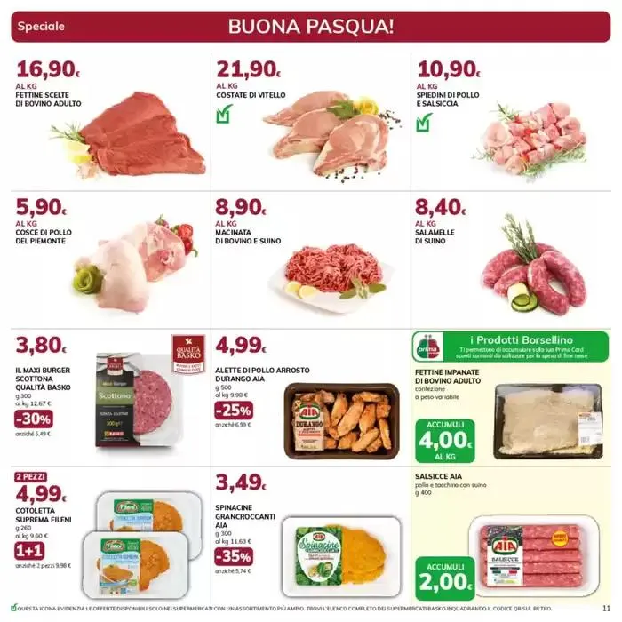 Pasqua da 8 aprile a 20 aprile di 2025 - Pagina del volantino 11