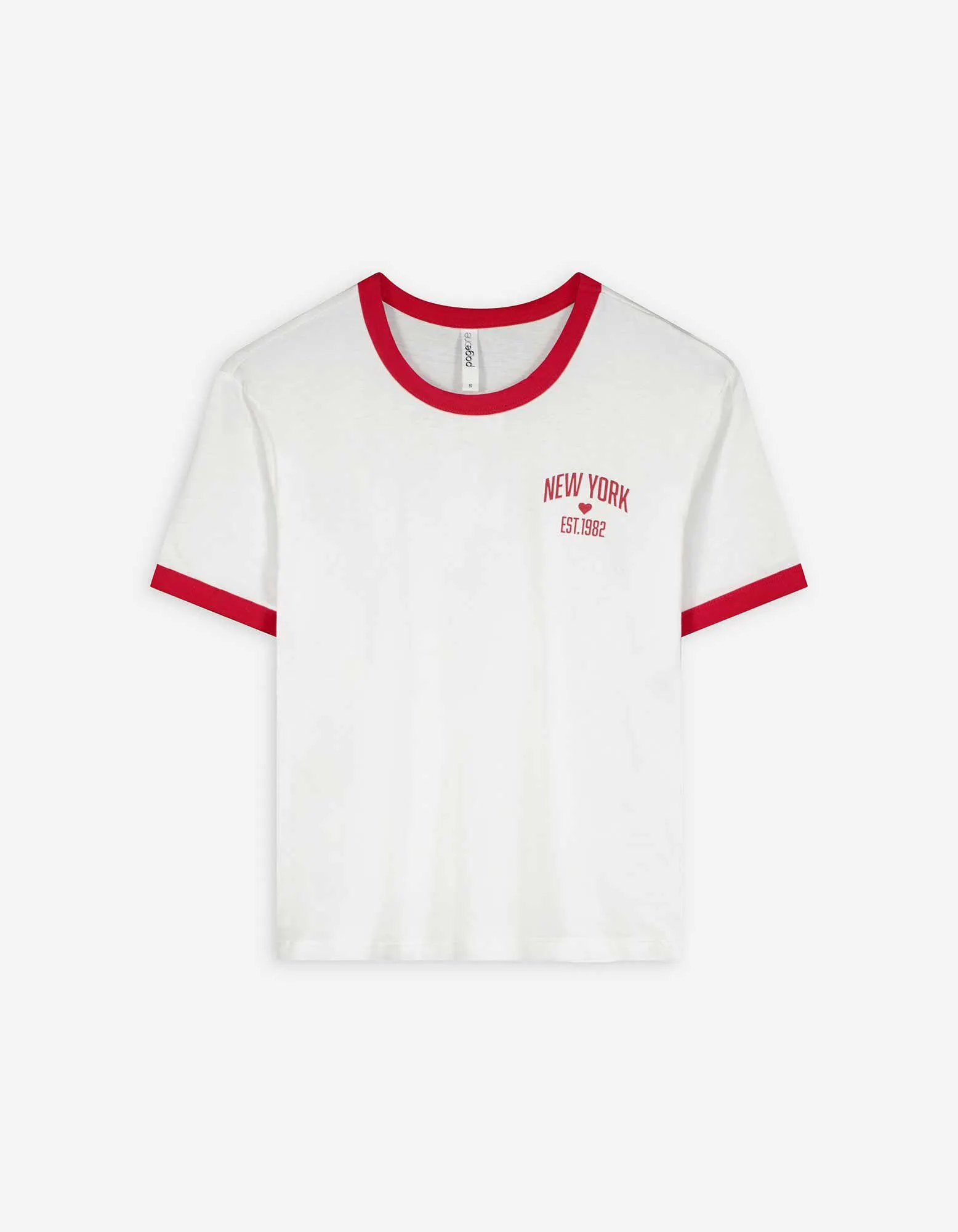 T-shirt - Stampa frontale - bianco