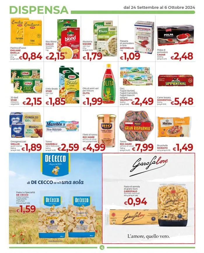 Promozione dal 24 settembre al 6 ottobre 2024 da 24 settembre a 6 ottobre di 2024 - Pagina del volantino 4