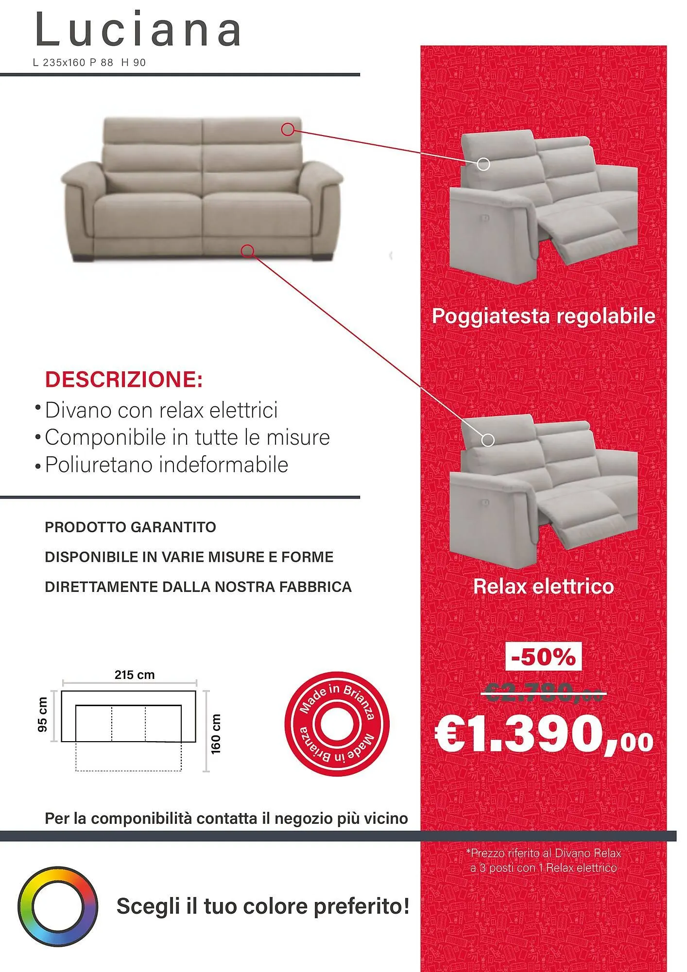 Volantino Outlet Divani da 15 ottobre a 31 dicembre di 2024 - Pagina del volantino 6