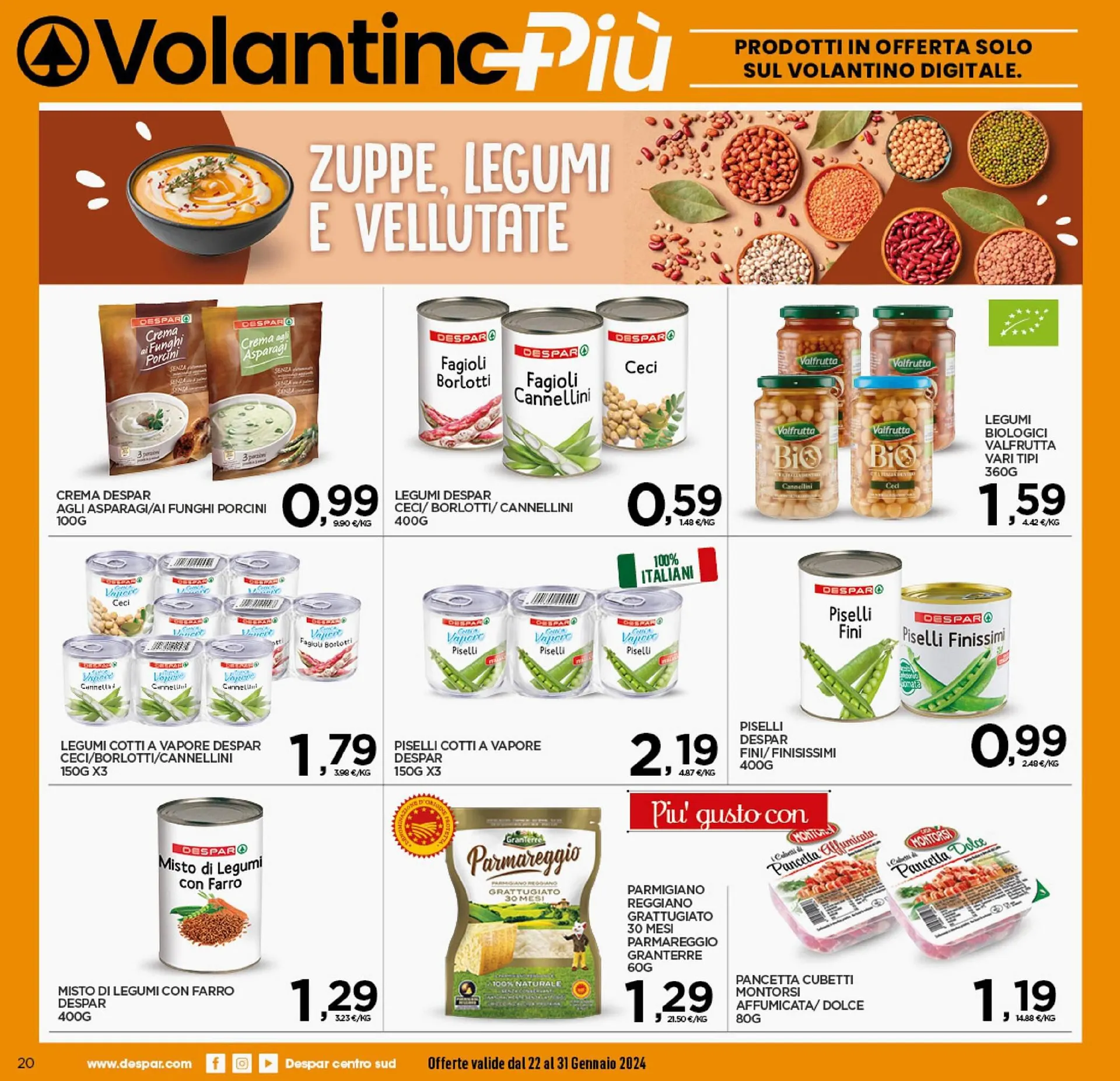 Volantino Iperspar da 22 gennaio a 31 gennaio di 2024 - Pagina del volantino 20