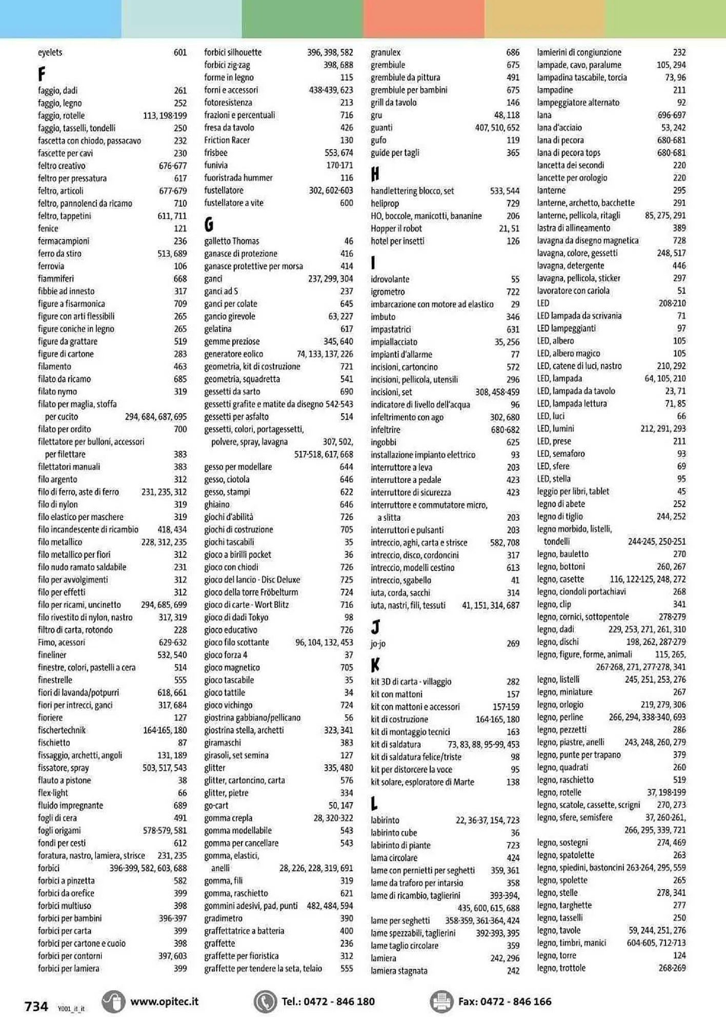 Volantino Opitec da 6 gennaio a 31 agosto di 2024 - Pagina del volantino 734