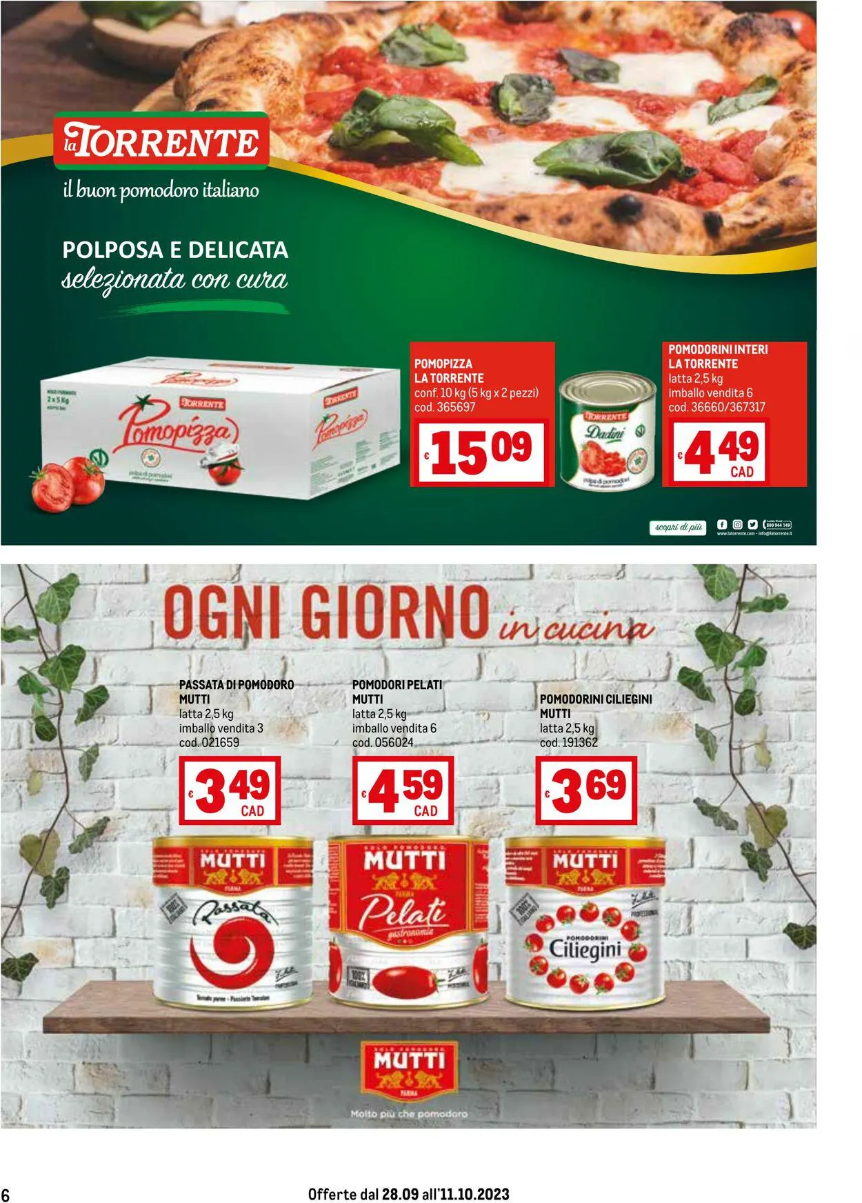 Metro Volantino attuale da 28 settembre a 11 ottobre di 2023 - Pagina del volantino 6