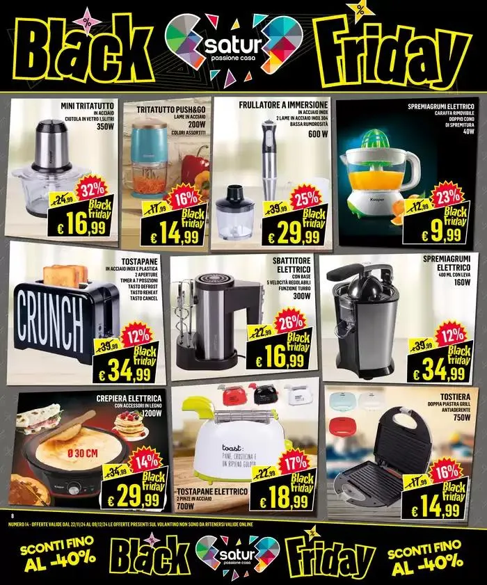 I veri sconti fino al -40% da 22 novembre a 8 dicembre di 2024 - Pagina del volantino 8
