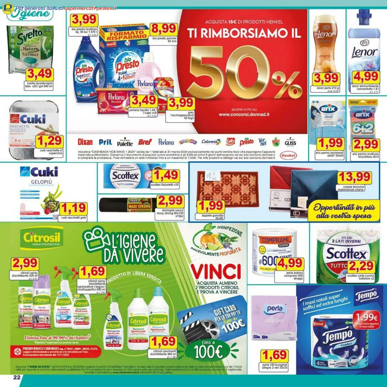 Pewex Volantino attuale da 25 luglio a 8 agosto di 2024 - Pagina del volantino 22