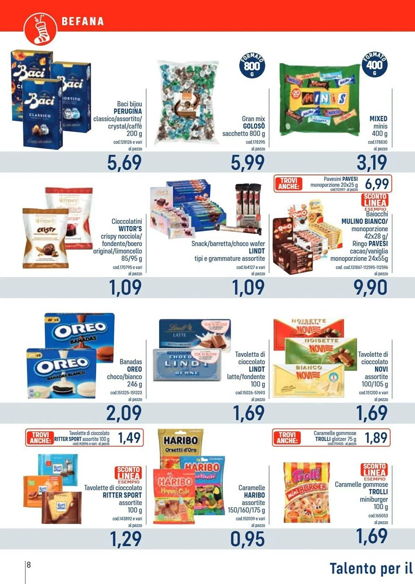 Volantino Talento Professional Store da 22 dicembre a 4 gennaio di 2026 - Pagina del volantino 8